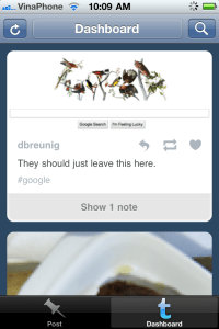 Tumblr iPhone App
